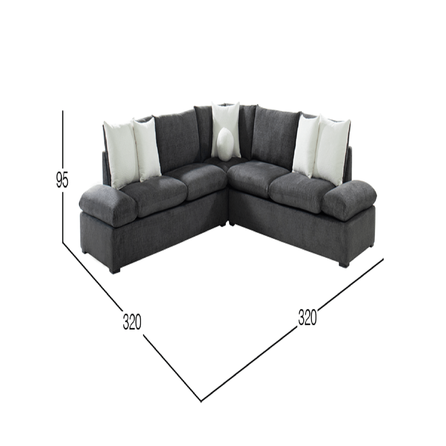 Sofá modular Dmuebles Gatsby - Gris