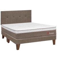 Dormitorio Europeo FORLI Boreal SS Pocket Queen Plazas + 2 Almohada + Protector