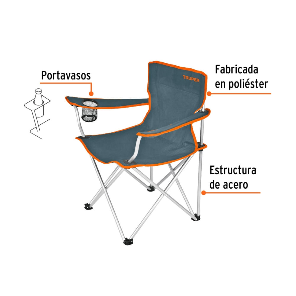 Silla Plegable 30"" 61025 TRUPER