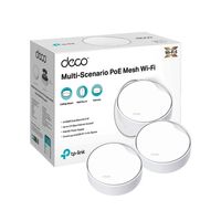 Sistema Mesh Tp-Link Deco X50-Poe 3 Pack Doble Banda Wifi 6 Ax3000 Con Poe