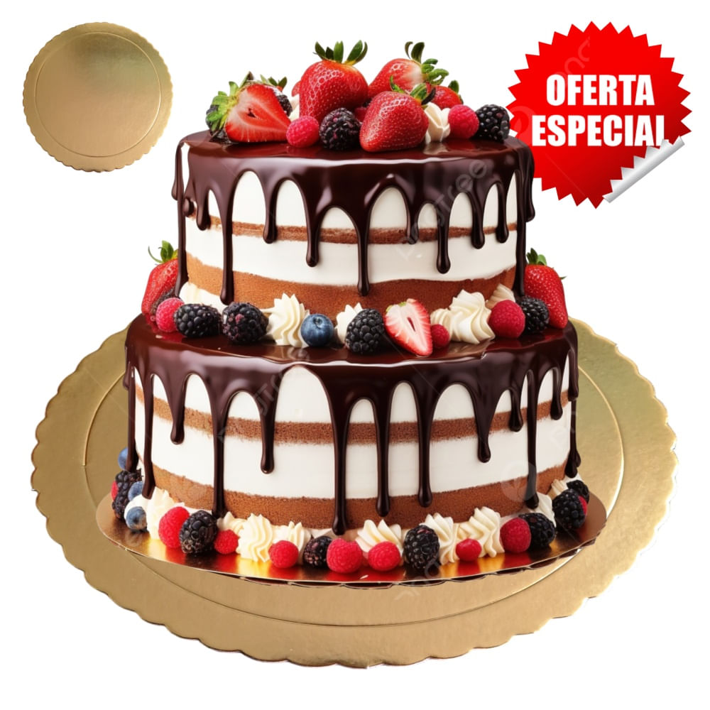 12 Bases Doradas de Torta Pastel de 30 cm. para Repostería
