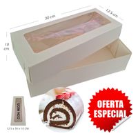50 Cajas de Pionono Keke Ingles de 30 cm. de Largo