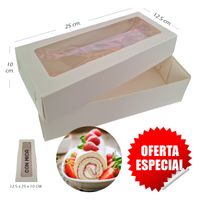 50 Cajas de Pionono Keke Ingles de 25 cm. de Largo