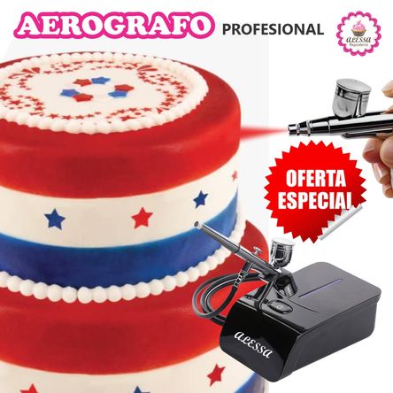 Aerografo Profesional Multiuso Negro Potente