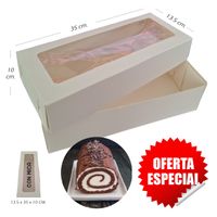 50 Cajas de Pionono Keke Ingles de 35 cm. de Largo