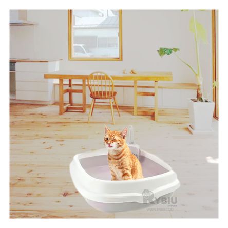 Arenero con Bandeja y Pala 48x40x12.5 Lila Y+Papel de Regalo Arenero con Bandeja y Pala 48x40x12.5 Lila Y+Papel de Regalo