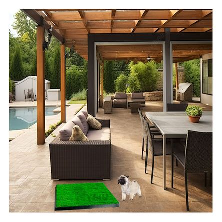 Bano Amplio para Canes Talla M Negro Y+Stickers Bano Amplio para Canes Talla M Negro Y+Stickers