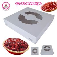 100 Cajas de Pye de 30 cm. para Repostería