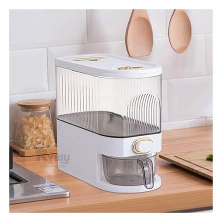 Dispensador Funcional de Arroz Blanco Y+Stickers Dispensador Funcional de Arroz Blanco Y+Stickers
