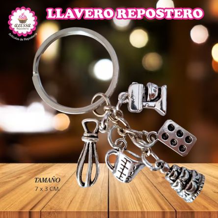 Llavero para Reposteria Cocina