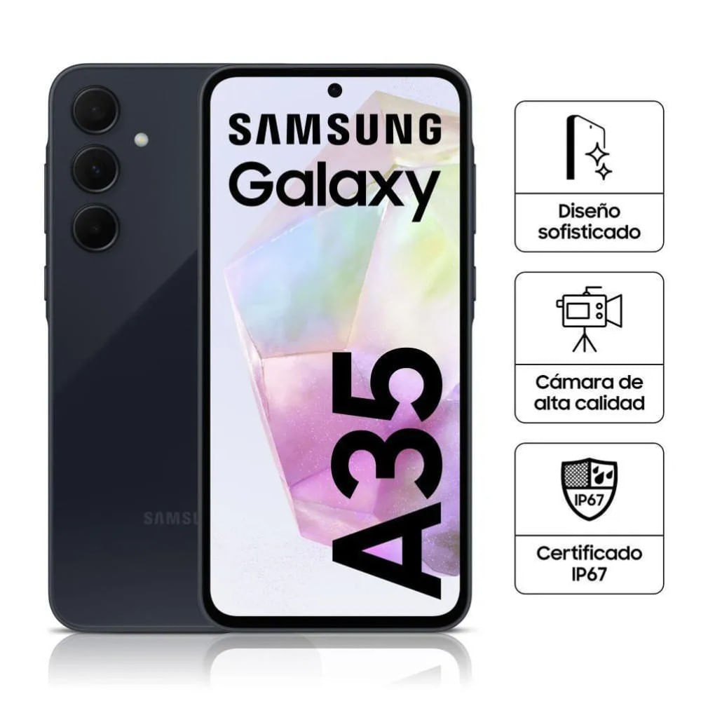 Celular Samsung Galaxy A35 5G 6GB 128GB - Negro