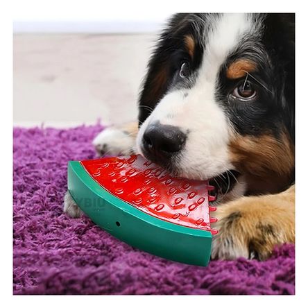 Juguete en Forma de Sandia para Mascota Color Rojo