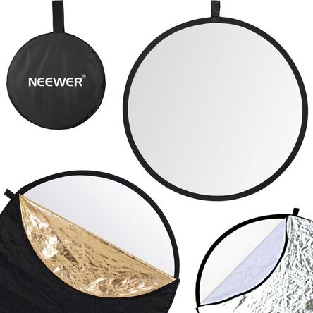 NEEWER 5 En 1 Multi Plegable Reflector De 50cm Difusor De Luz Para Iluminación De Estudio Fotografía