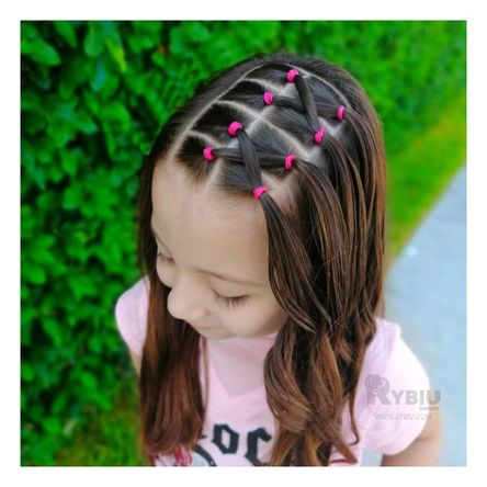 Kit de Peluqueria con Ligas para el Pelo en Multicolor Kit de Peluqueria con Ligas para el Pelo en Multicolor