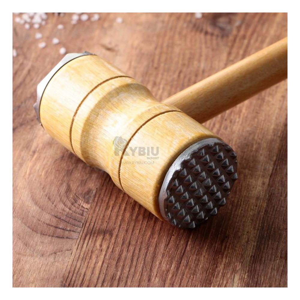 Martillo Sencillo para Carne Practico de Madera Martillo Sencillo para Carne Practico de Madera