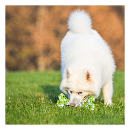 Juguete Resistente en Forma de Hueso para Perros Color Verde