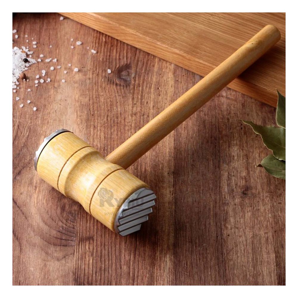 Martillo Compacto para Cocina de Madera Y+Stickers Martillo Compacto para Cocina de Madera Y+Stickers