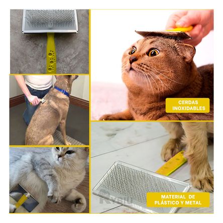 Peine para Animales Amarillo Talla XL Y+Post-it adhesivos