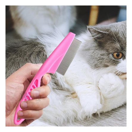 Peine para Pelo de Mascota de Color Rosado Y+Agendita Peine para Pelo de Mascota de Color Rosado Y+Agendita