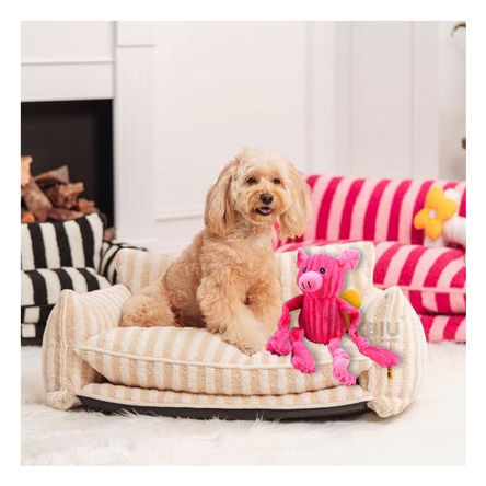 Peluche de Textura Suave en Color Rosado Y+Stickers Peluche de Textura Suave en Color Rosado Y+Stickers