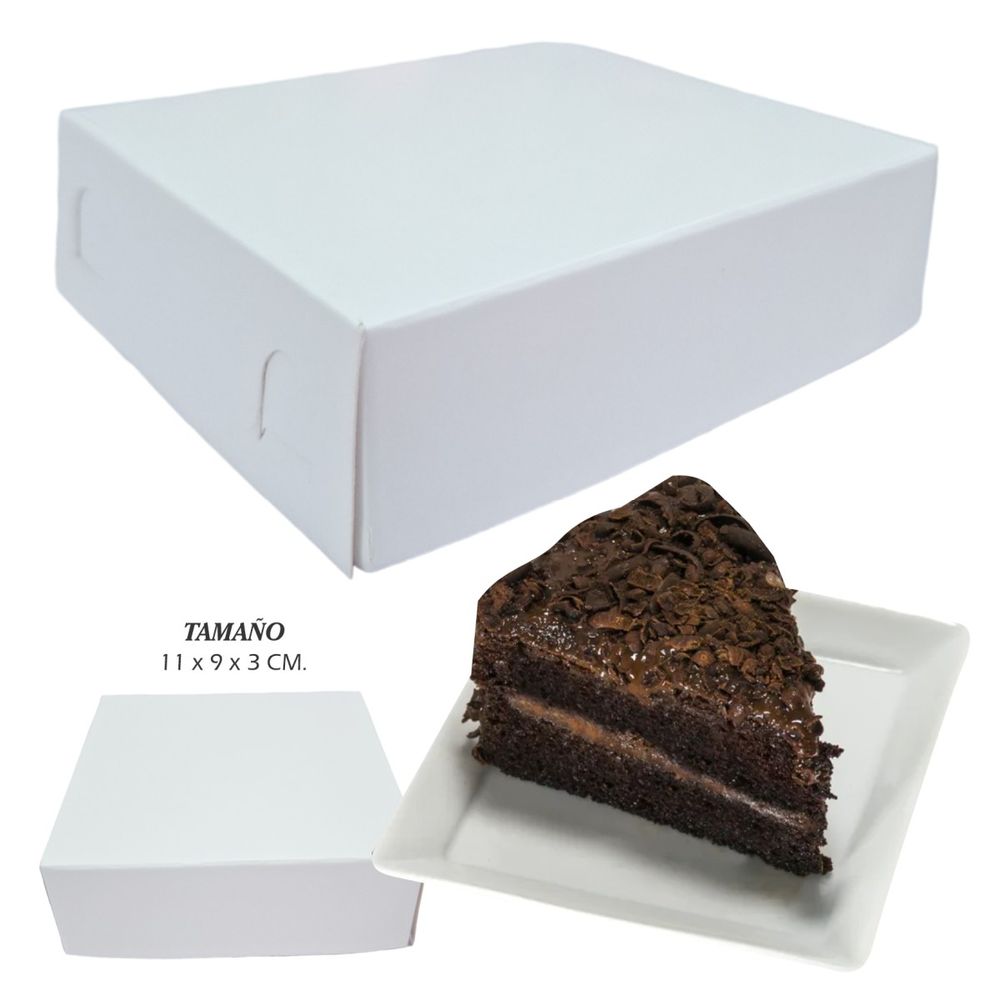 200 Cajas para Porción de Torta en Repostería 200 Cajas para Porción de Torta en Repostería
