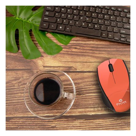 Mouse Compacto con Conexion USB en Color Rojo Y+Agendita