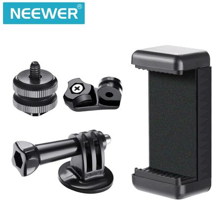 Neewer Kit Adaptador De Soporte Para Teléfono Zapata Caliente Para GoPro Hero Dji iPhone