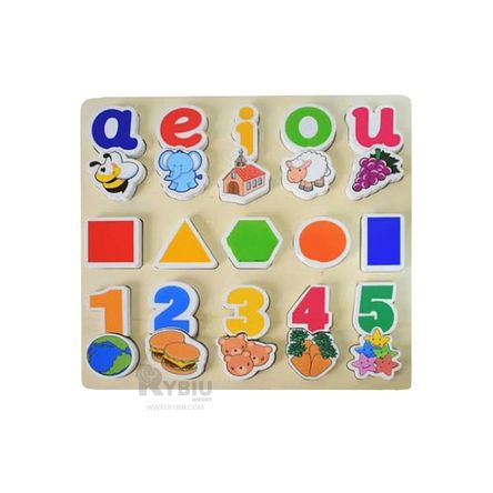 Rompecabeza para Juego Didactico en Multicolor Y+Stickers Rompecabeza para Juego Didactico en Multicolor Y+Stickers