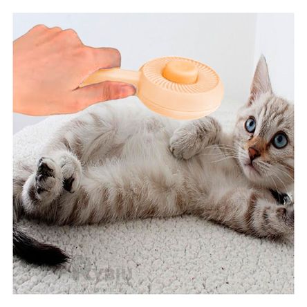 Cepillo para Perros y Gatos Quita Pelusa Naranja Y+Stickers Cepillo para Perros y Gatos Quita Pelusa Naranja Y+Stickers