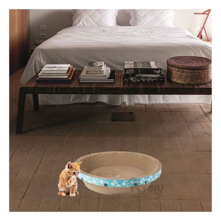 Rasacador Perfecto para Felinos en Marron Y+Papel de Regalo Rasacador Perfecto para Felinos en Marron Y+Papel de Regalo