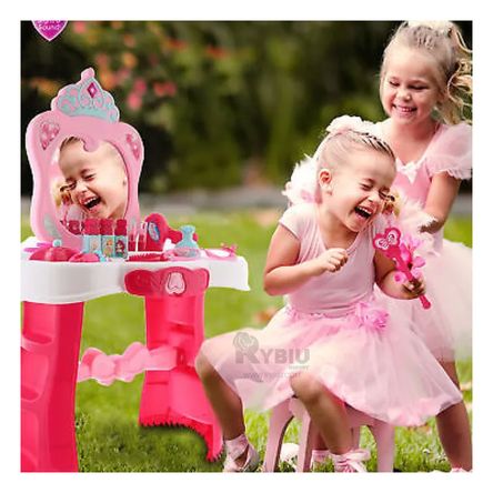 Tocador Pequeño para Niñas Moderno en Color Rosado Tocador Pequeño para Niñas Moderno en Color Rosado