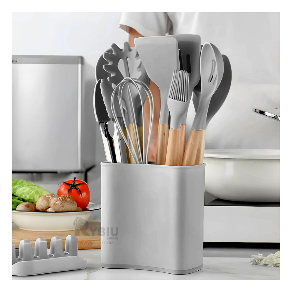 Utensilios de Cocina de Color Plomo Y+Post-it adhesivos Utensilios de Cocina de Color Plomo Y+Post-it adhesivos