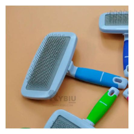Set de Cepillo de Agujas y Mini Peine de Color Celeste Set de Cepillo de Agujas y Mini Peine de Color Celeste