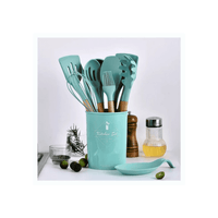 Set de Cucharones de Silicona de 11 Piezas Verde