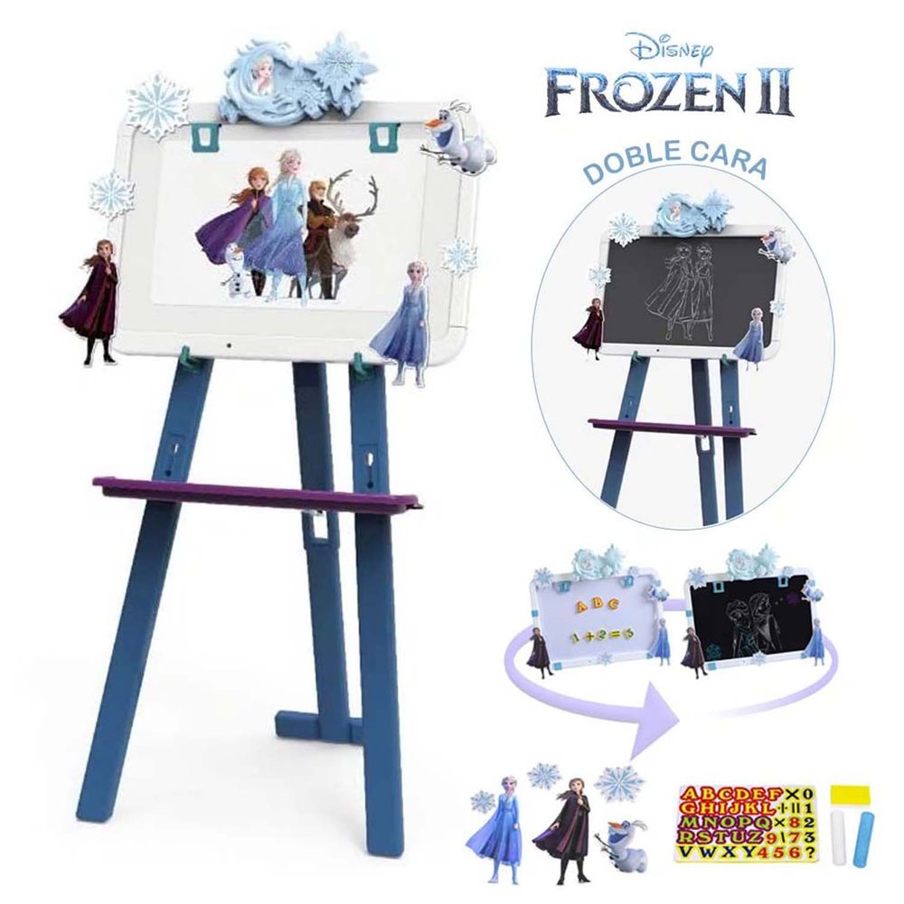 Set de pizarra reversible Frozen ll Disney EODS628-27F Set de pizarra reversible Frozen ll Disney EODS628-27F