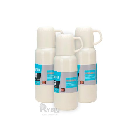 Botella Funcional de Color Crema Y+Post-it adhesivos Botella Funcional de Color Crema Y+Post-it adhesivos