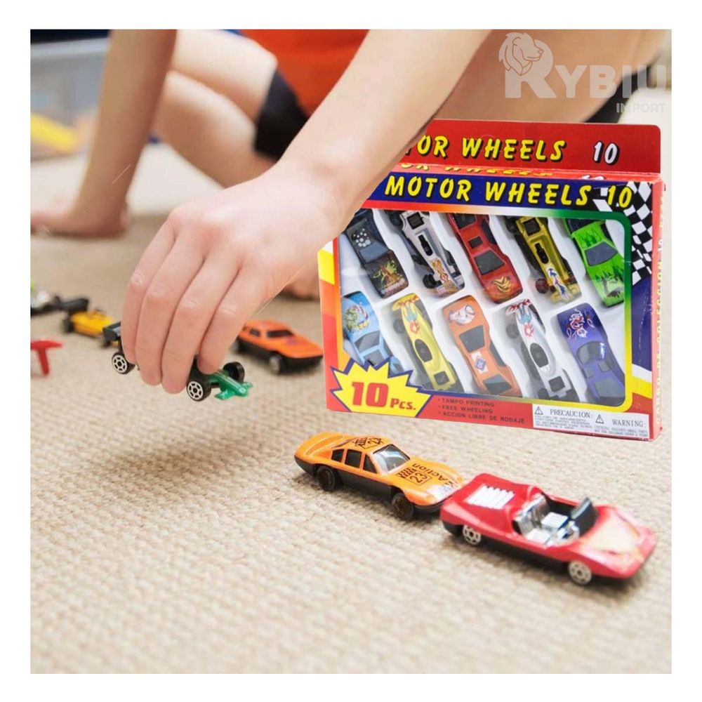 Carros Juguetes Inteligentes Para Niños Carritos Pequeños Pack 10