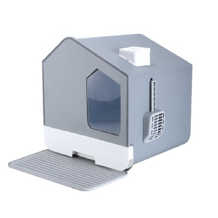 Arenero para Gatos Diseño Casa Cool Cat con Pala Arenero para Gatos Diseño Casa Cool Cat con Pala