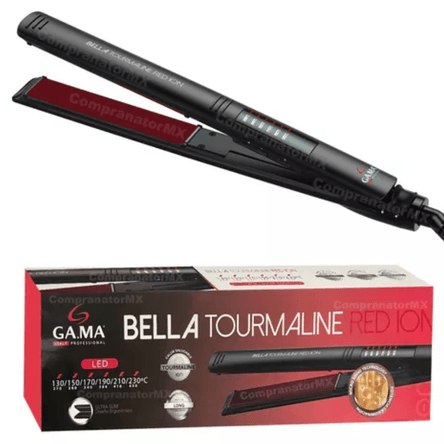 Plancha Alisadora Gama Bella Tourmaline Red Ion Dig