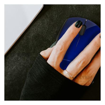 Mouse Ergonomico y Util en Color Azul Y+Papel de Regalo Mouse Ergonomico y Util en Color Azul Y+Papel de Regalo