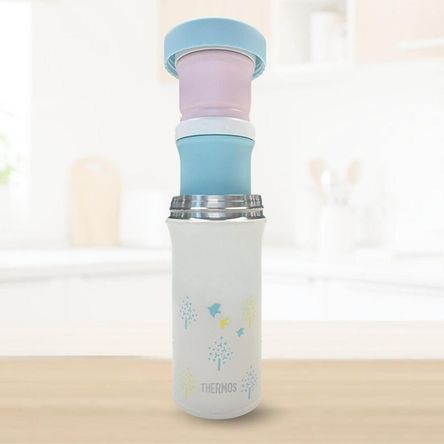 Conservador de comida para niños Baby  Jar 220 Ml Azul