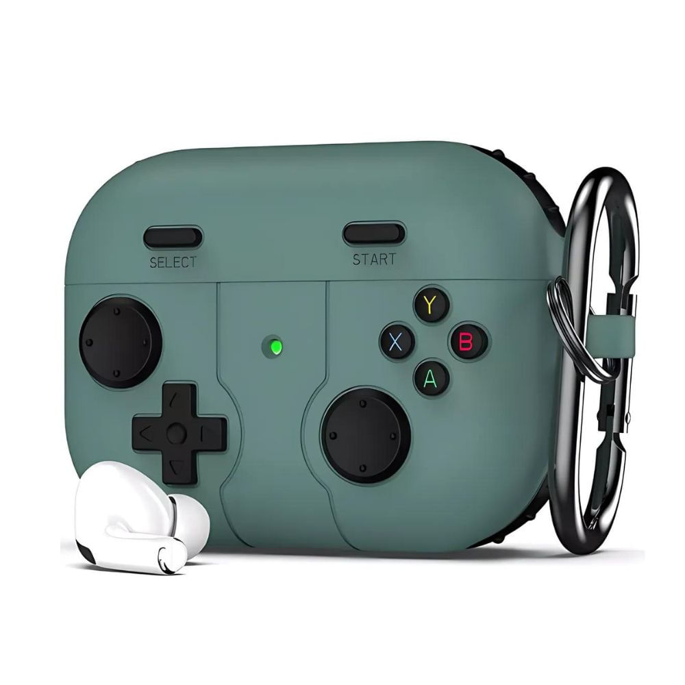 Funda Silicona para Air pods Pro 2da gen Green Game Funda Silicona para Air pods Pro 2da gen Green Game