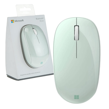 Mouse Inalambrico Microsoft Souris Bluetooth 2.4 Ghz Verde Pastel