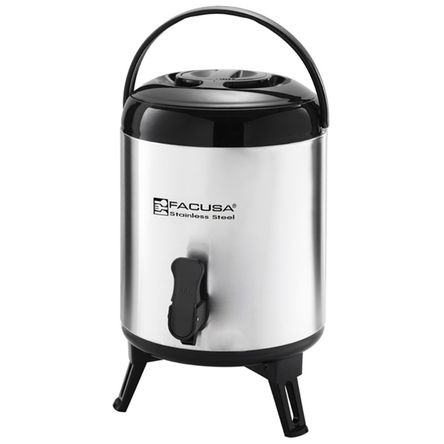 Dispensador Termo de Liquidos de Acero Inox 9.5 Lt. Dispensador Termo de Liquidos de Acero Inox 9.5 Lt.