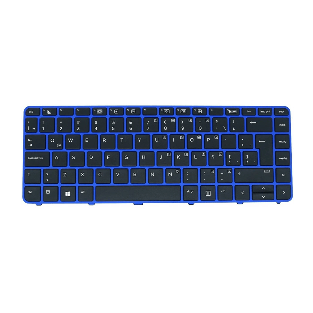 Teclado para Laptop Hp Probook 440-G3 640-G2 Frame azul Teclado para Laptop Hp Probook 440-G3 640-G2 Frame azul