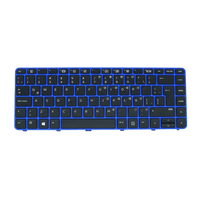 Teclado para Laptop Hp Probook 440-G3 640-G2  Frame azul