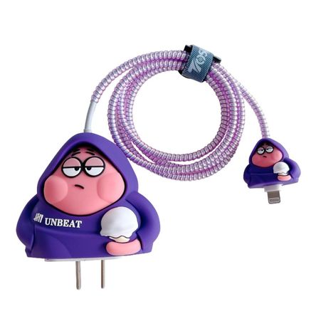 Funda de Cargador de dibujos animados 3D 18w 20w Funda de Cargador de dibujos animados 3D 18w 20w