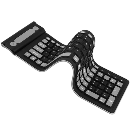 Teclado Bluetooth Plegable 107 Teclas Impermeable SEISA ST-2030BT