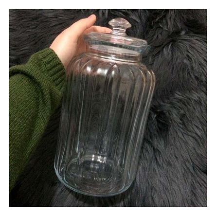 Frasco Sellado para el Hogar Transparente Y+Stickers Frasco Sellado para el Hogar Transparente Y+Stickers