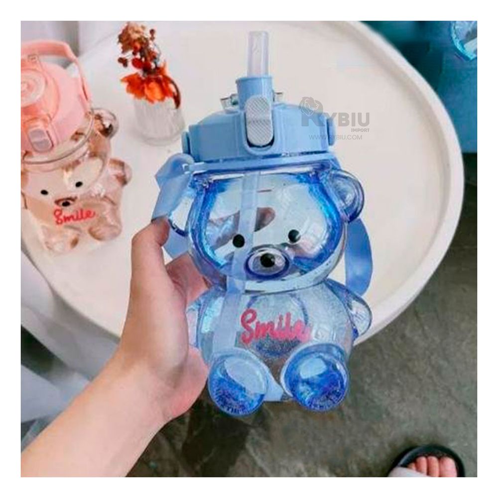 Tomatodo con Diseño Oso Smile en Color Azul Tomatodo con Diseño Oso Smile en Color Azul